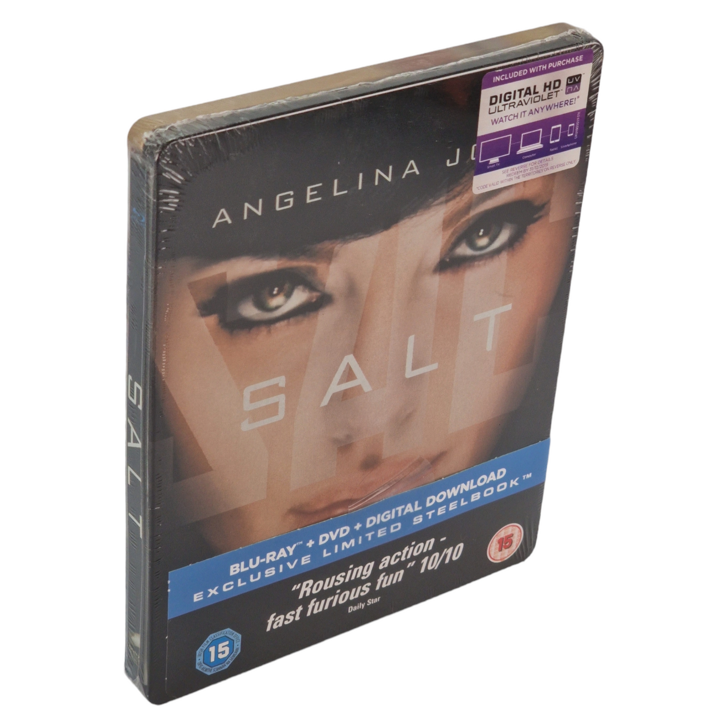 Salt Blu-ray Blu-ray SteelBook Zavvi 2017 éxclusif Édition limitée Region B