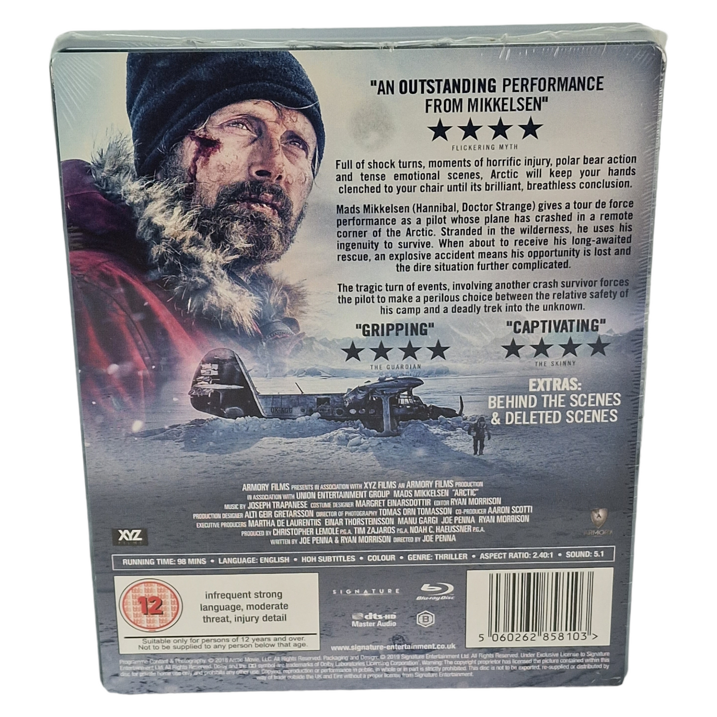 Arctic Blu-ray SteelBook exclusif Zavvi 2019 Zone A.B