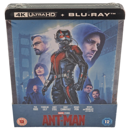 Ant-Man 4K Ultra HD Blu-ray SteelBook Zavvi Zone Free VF