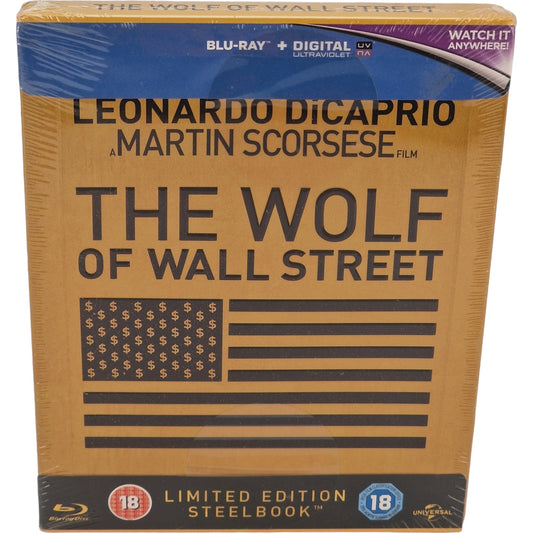 Le loup de Wall Street Blu-ray Steelbook Zavvi Édition limitée 2014 Free