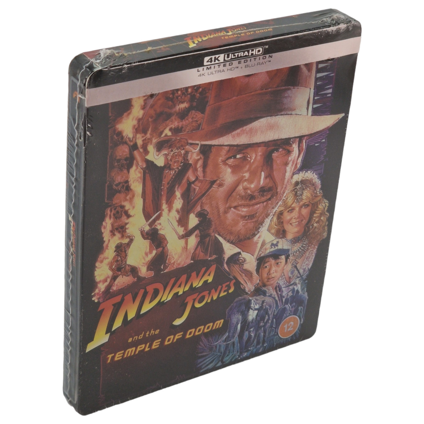 Indiana Jones et le Temple maudit Blu-ray 4K SteelBook Zavvi éxclusif 2022 Region Free