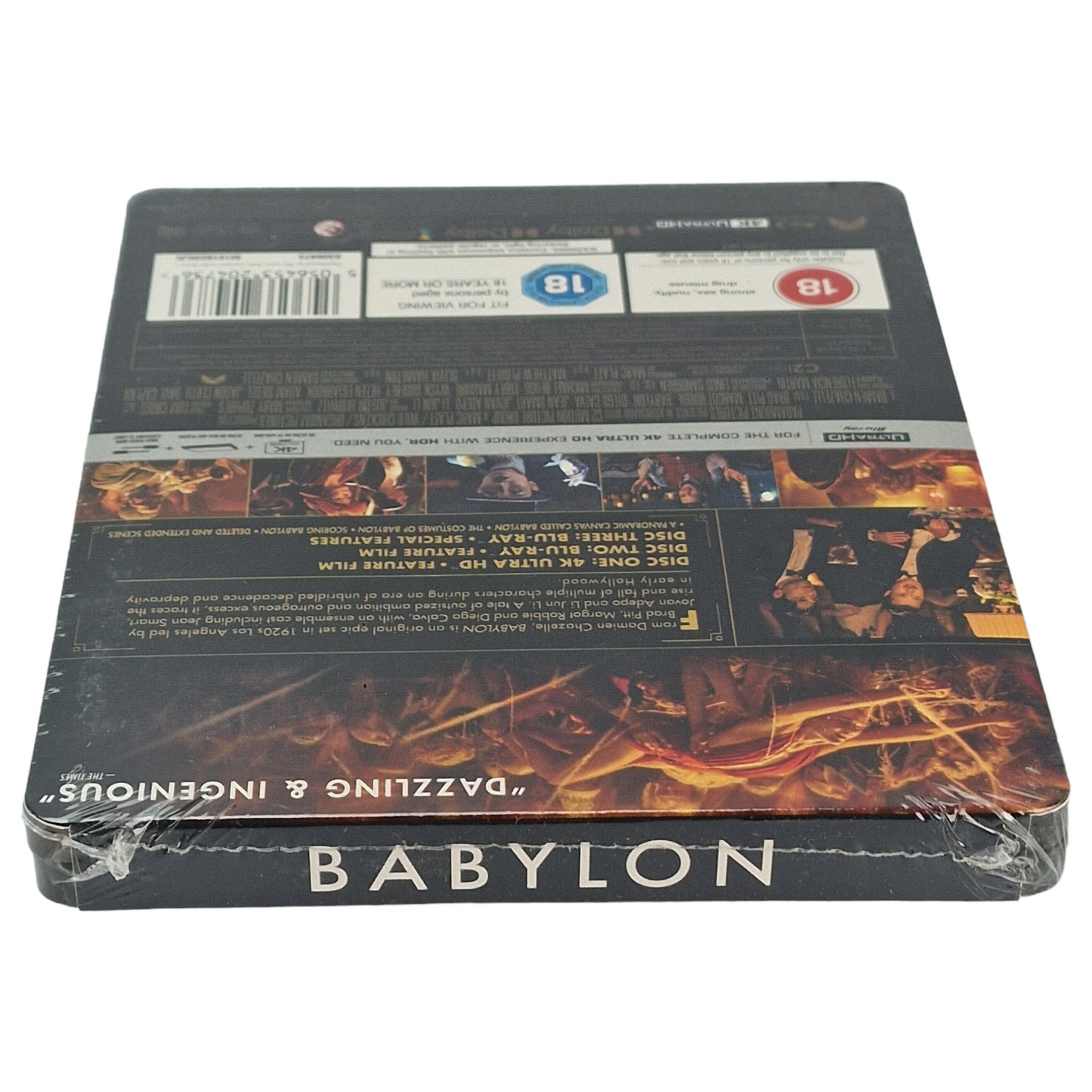 Babylon 4K Blu-ray SteelBook Zavvi  Region Free___ VO