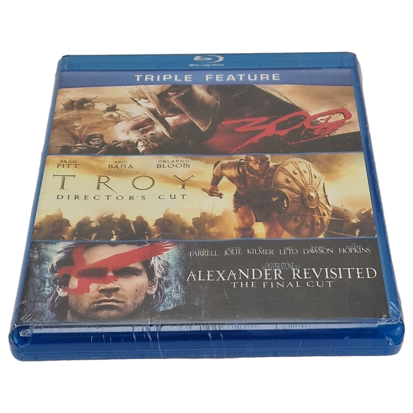 300 /Troy /Alexandre 3 Films Blu-ray 2012 Region A   Fr