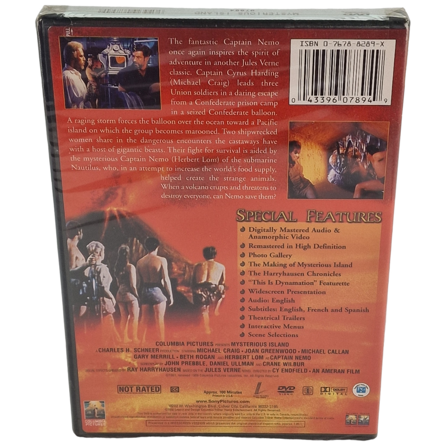 L'Île mystérieuse  DVD  US Import  VO ___Région 1 __   2002 Neuf