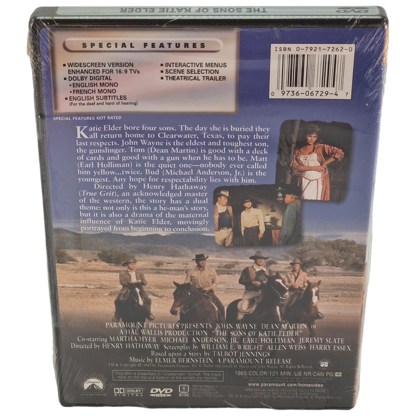 Les Quatre Fils de Katie Elder DVD  US Import  VF ___Région 1 __   2001 Neuf