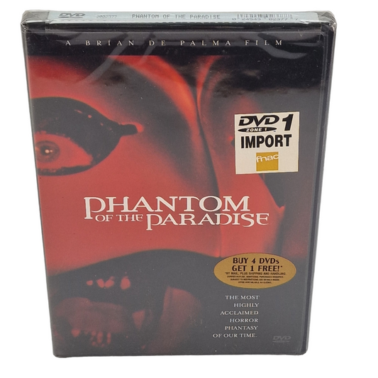 Phantom of the Paradise DVD  US Import  VF ___Région 1 __   2001 Neuf