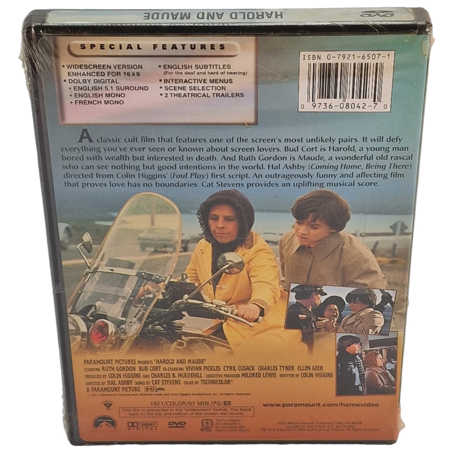 Harold et Maude DVD  US Import  VF ___Région 1 __   2000 Neuf