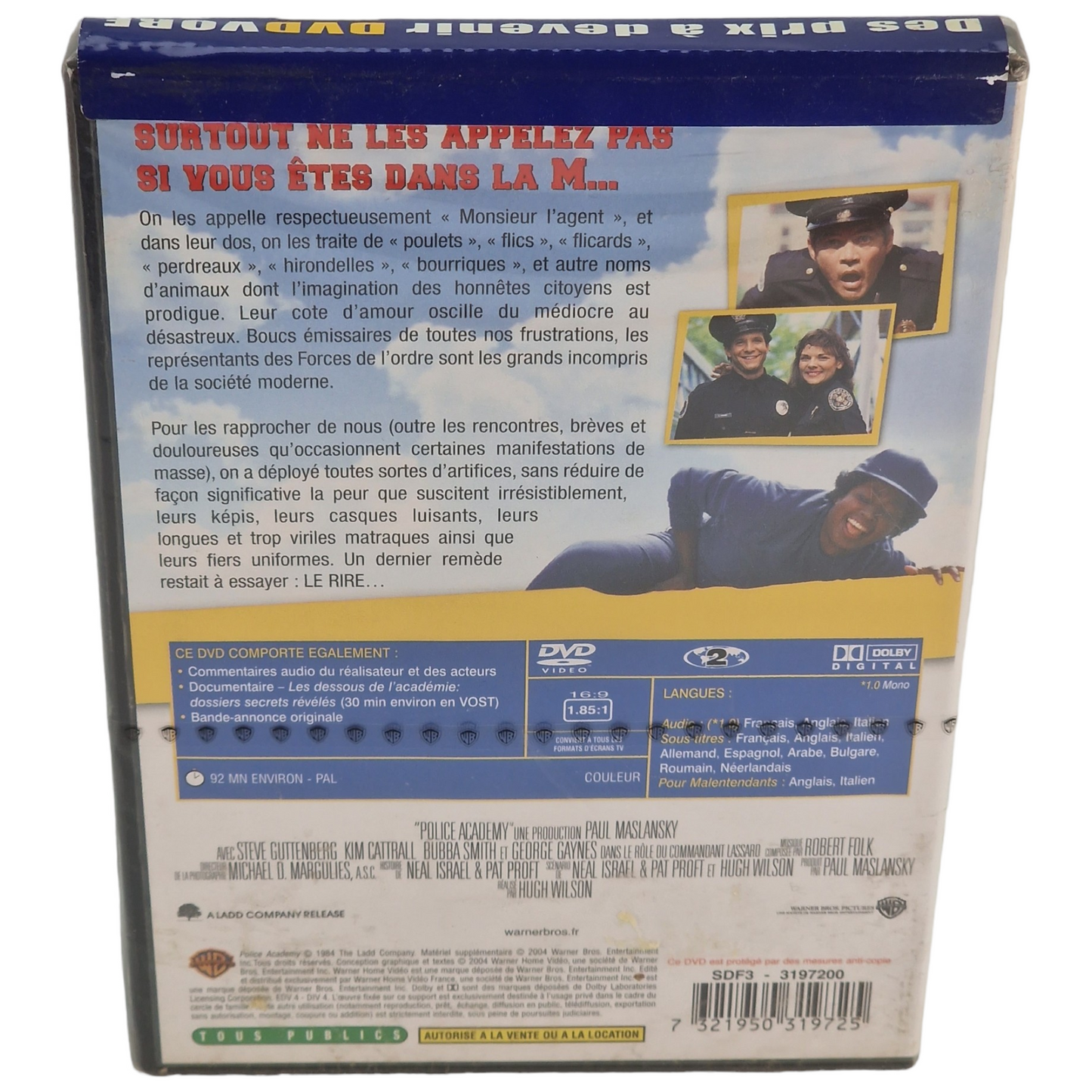 Police Academy DVD france VF Region 2