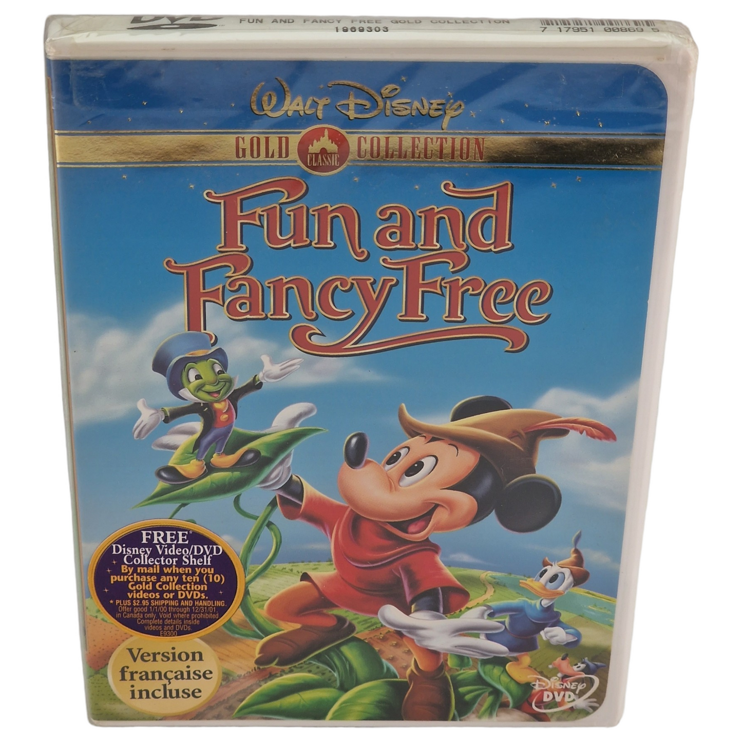 Fun and Fancy DVD Disney Gold Classic Collection Canada Import  VF ___Région 1 __   2003Neuf