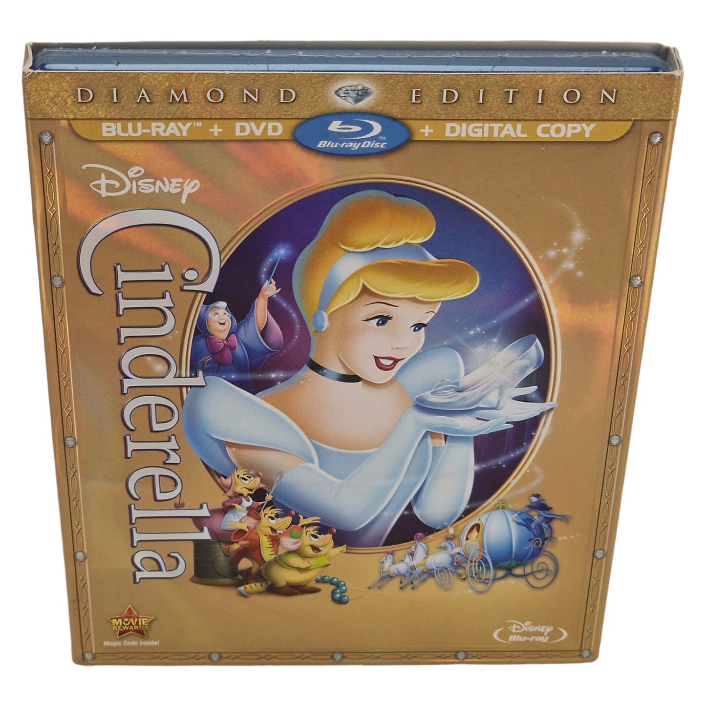 Cendrillon Blu-ray Édition Diamant 3-Disc Blu-ray + DVD   Import VF Region A 2012