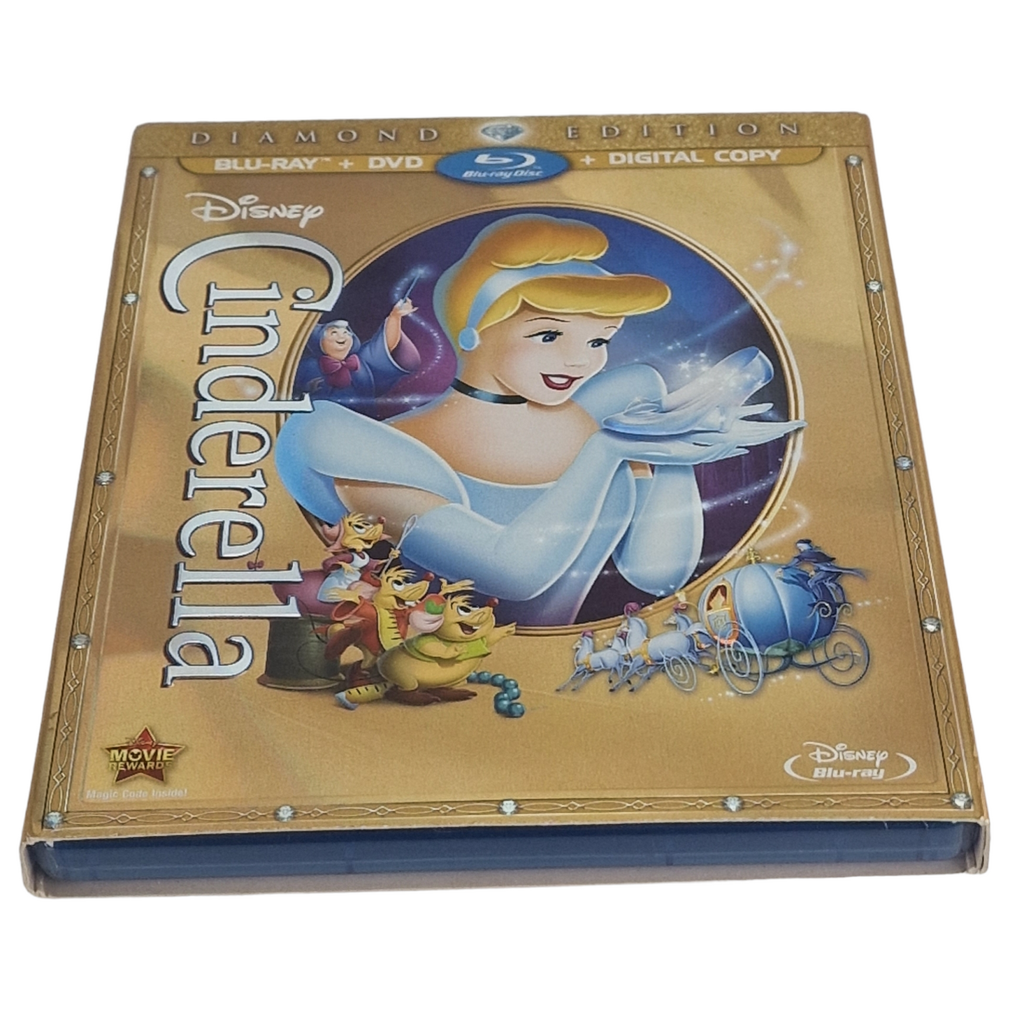 Cendrillon Blu-ray Édition Diamant 3-Disc Blu-ray + DVD   Import VF Region A 2012