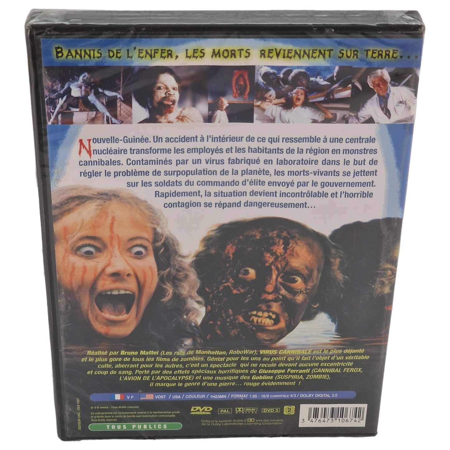 Virus cannibale  Hell of the Living Dead DVD france VF Region 2    2007