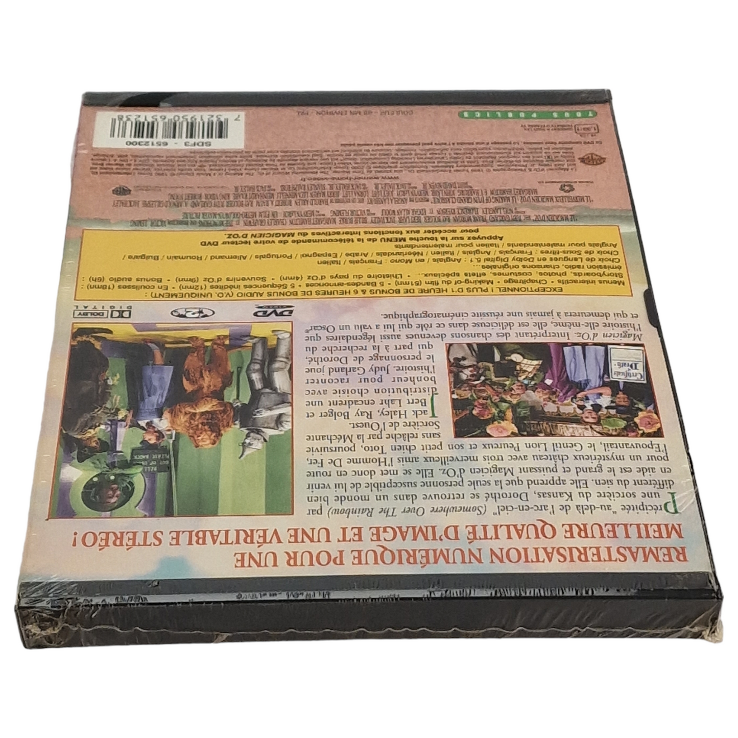 Le Magicien d'Oz DVD Étui à clapet   ___Région 2  __   2000 Neuf