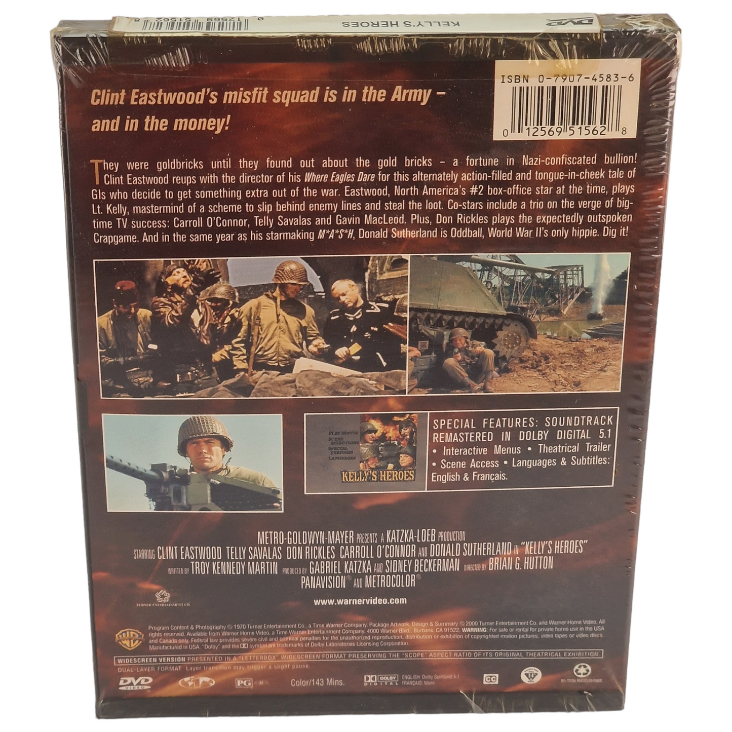 De l'or pour les braves DVD Étui à clapet US Import VF ___Région 1  __   2000  Neuf