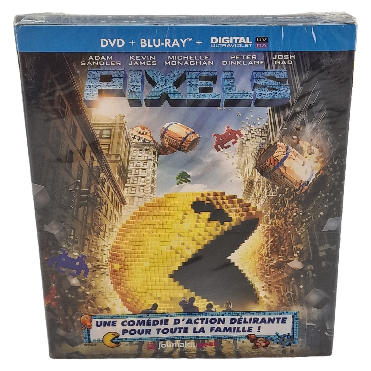 Pixels Blu-ray + DVD  France Region Free__2015