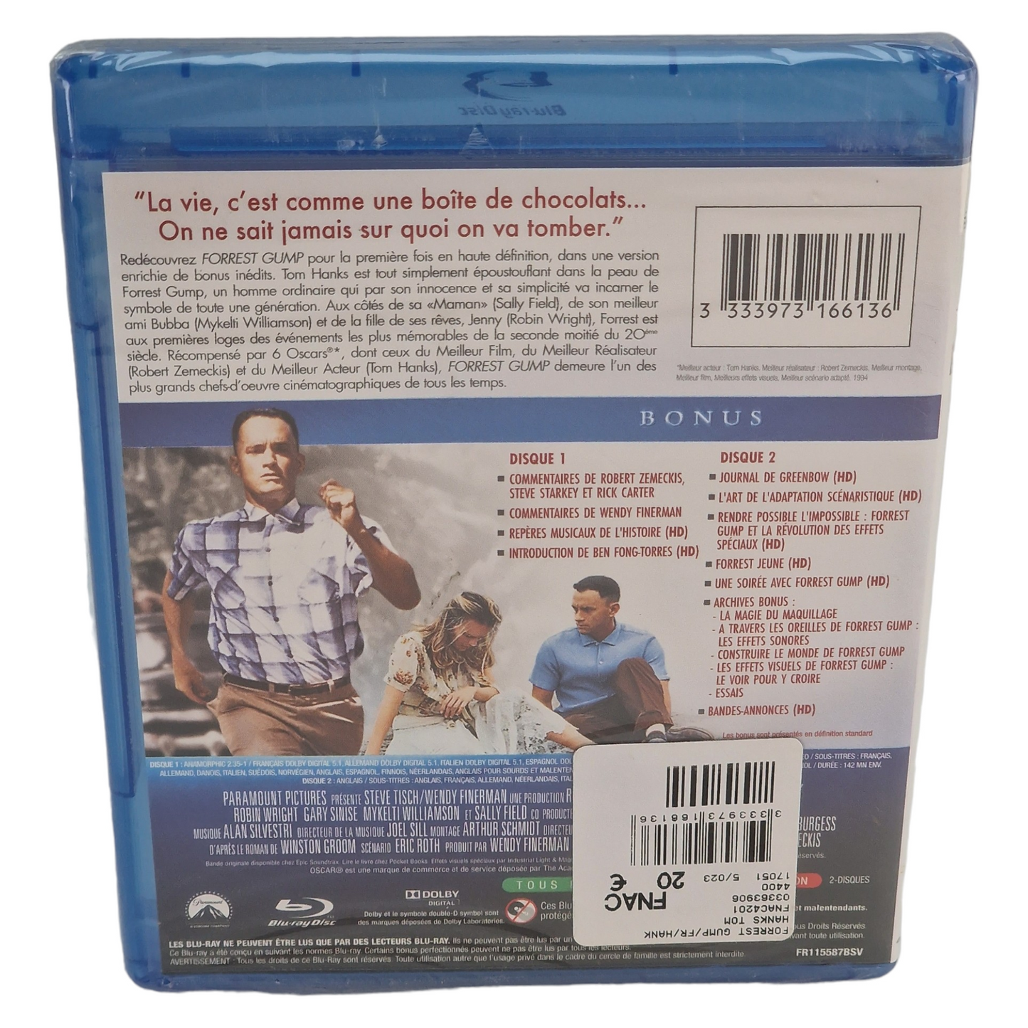 Forrest Gump Gordon Blu-ray  France Region Free__2009