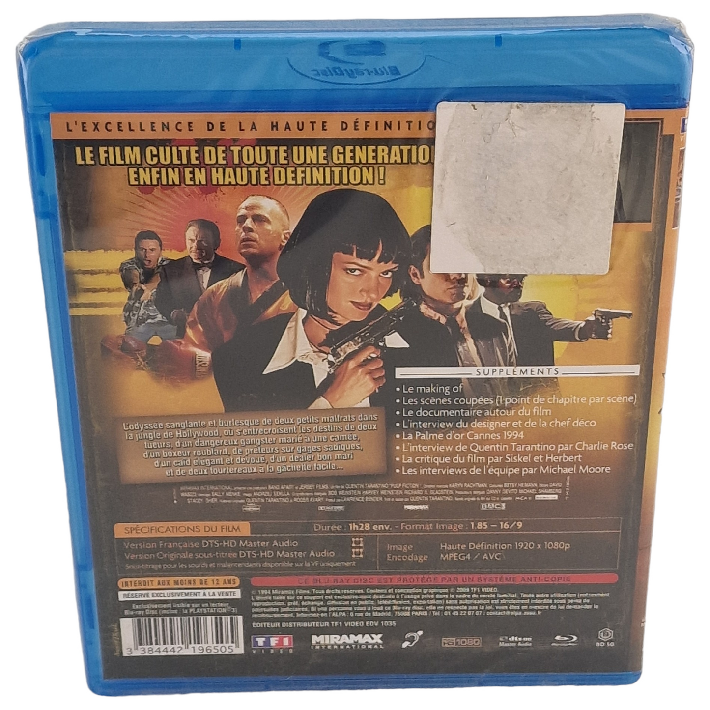 Pulp Fiction Blu-ray  France Region B__2009