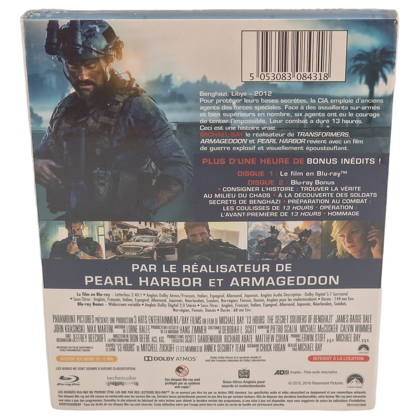 13 Hours: The Secret Soldiers of Benghazi Blu-ray France Region Free__2016