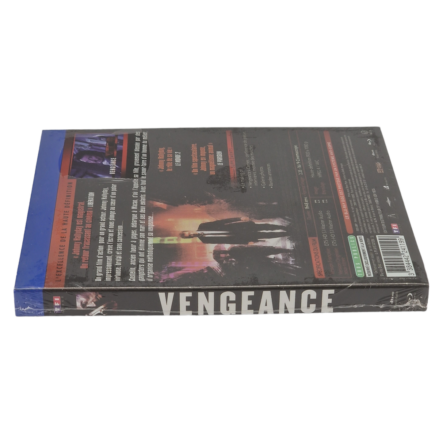 Vengeance Blu-Ray Johnny Hallyday Region B   France 2009