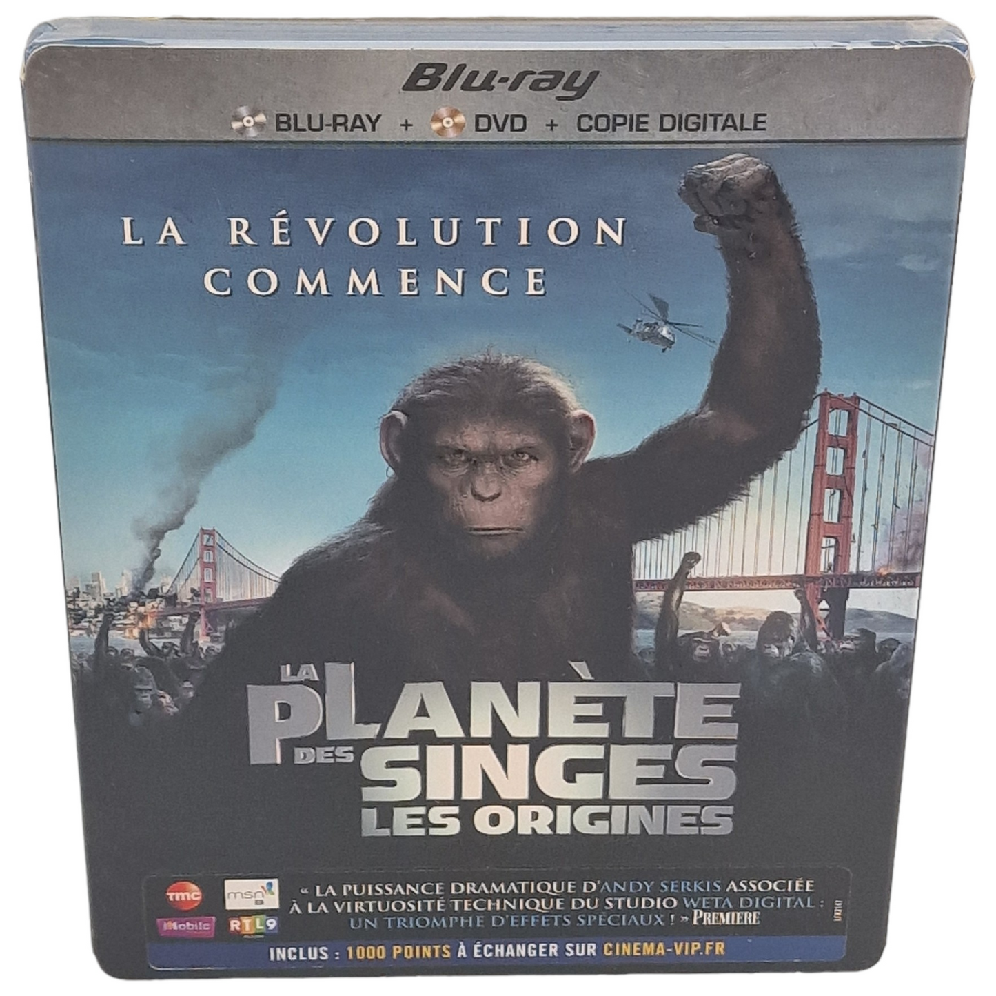 La Planète Des Singes : Les Origines / Blu-ray + DVD + Digital France Region B    2011