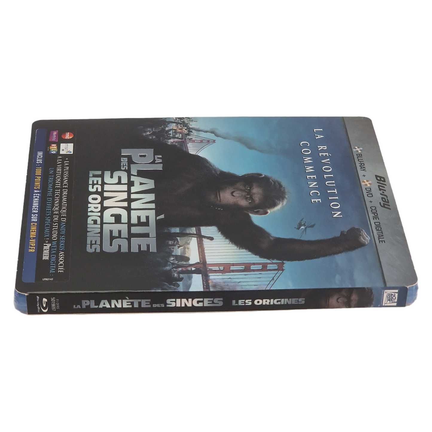 La Planète Des Singes : Les Origines / Blu-ray + DVD + Digital France Region B    2011