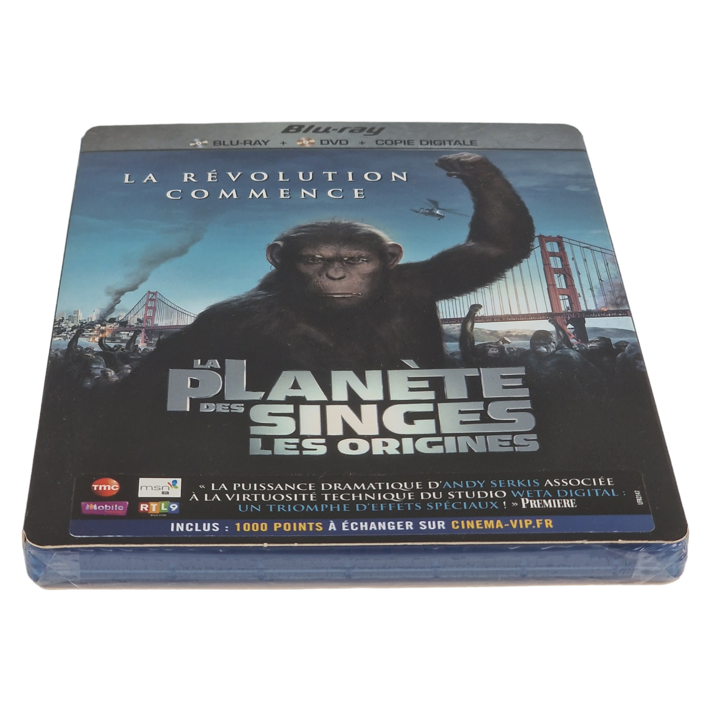 La Planète Des Singes : Les Origines / Blu-ray + DVD + Digital France Region B    2011