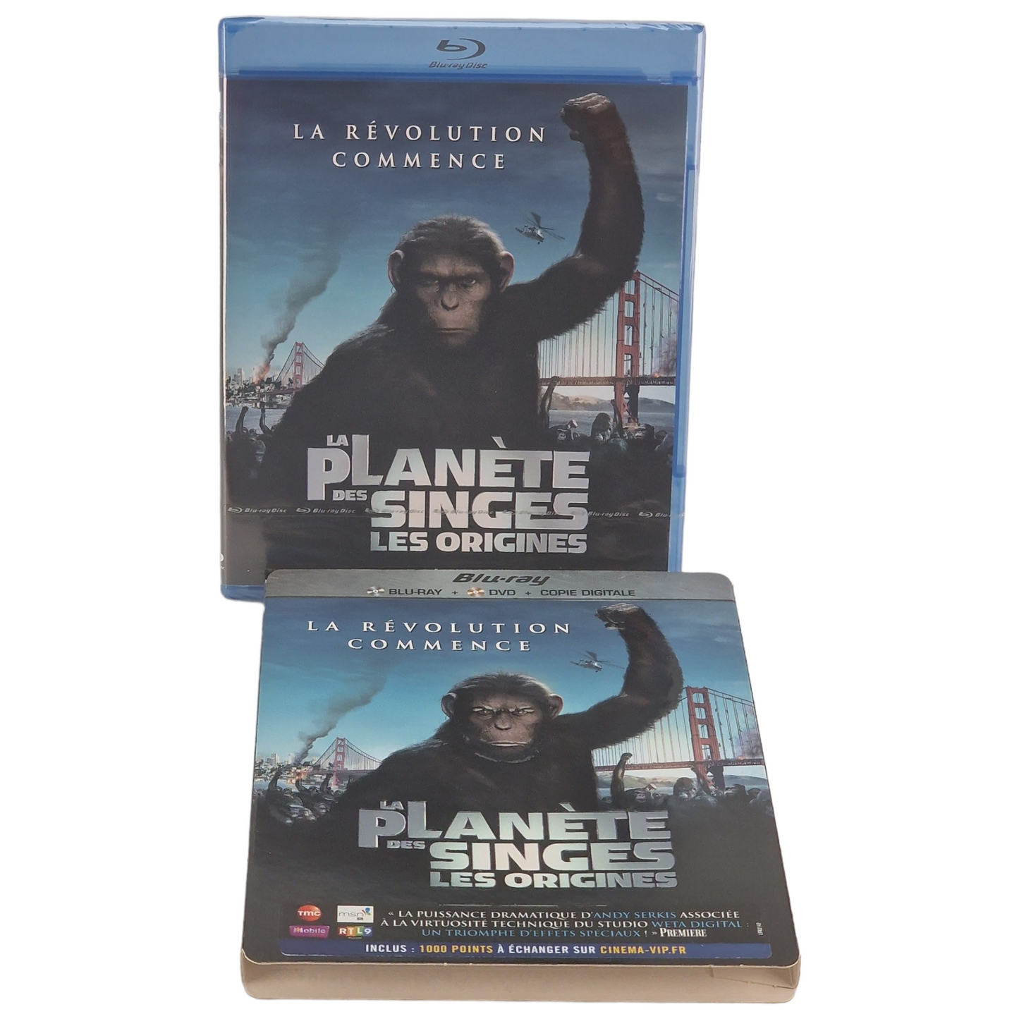 La Planète Des Singes : Les Origines / Blu-ray + DVD + Digital France Region B    2011