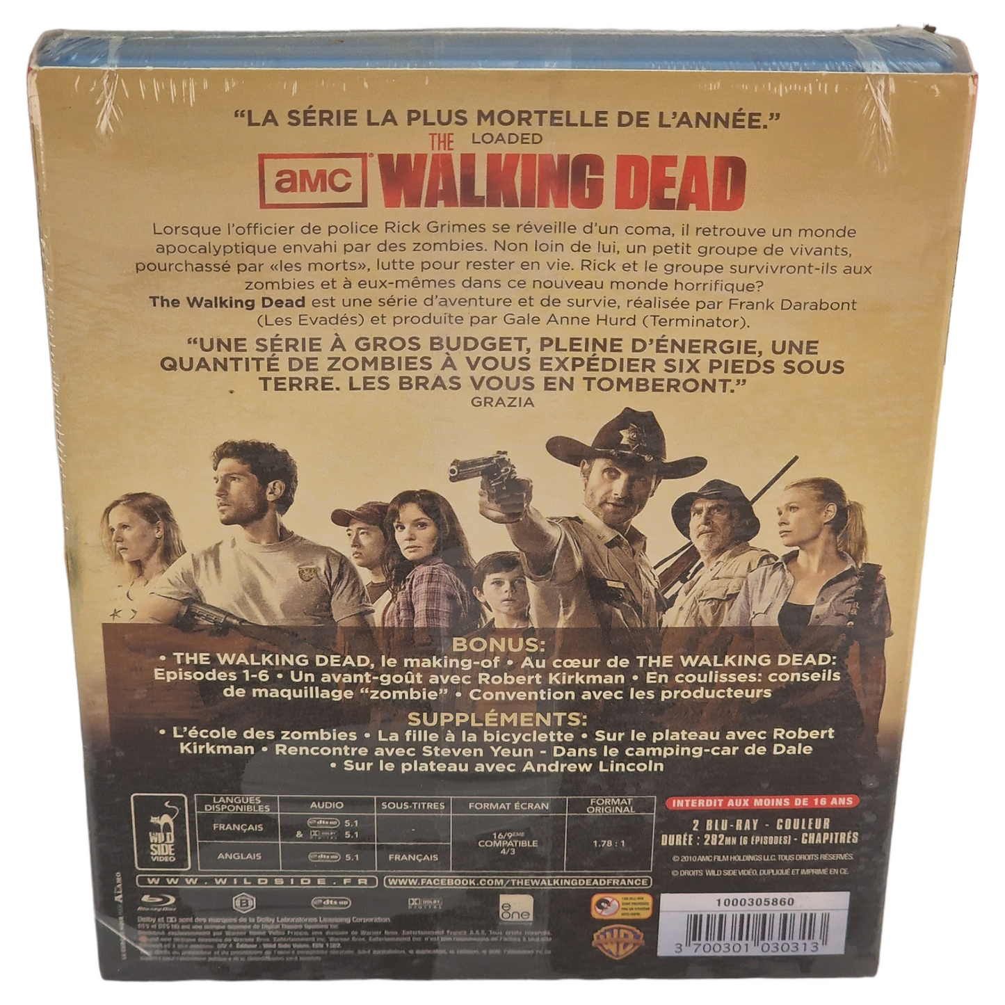 The Walking Dead : La première saison complète Blu-ray France Region Free  2012