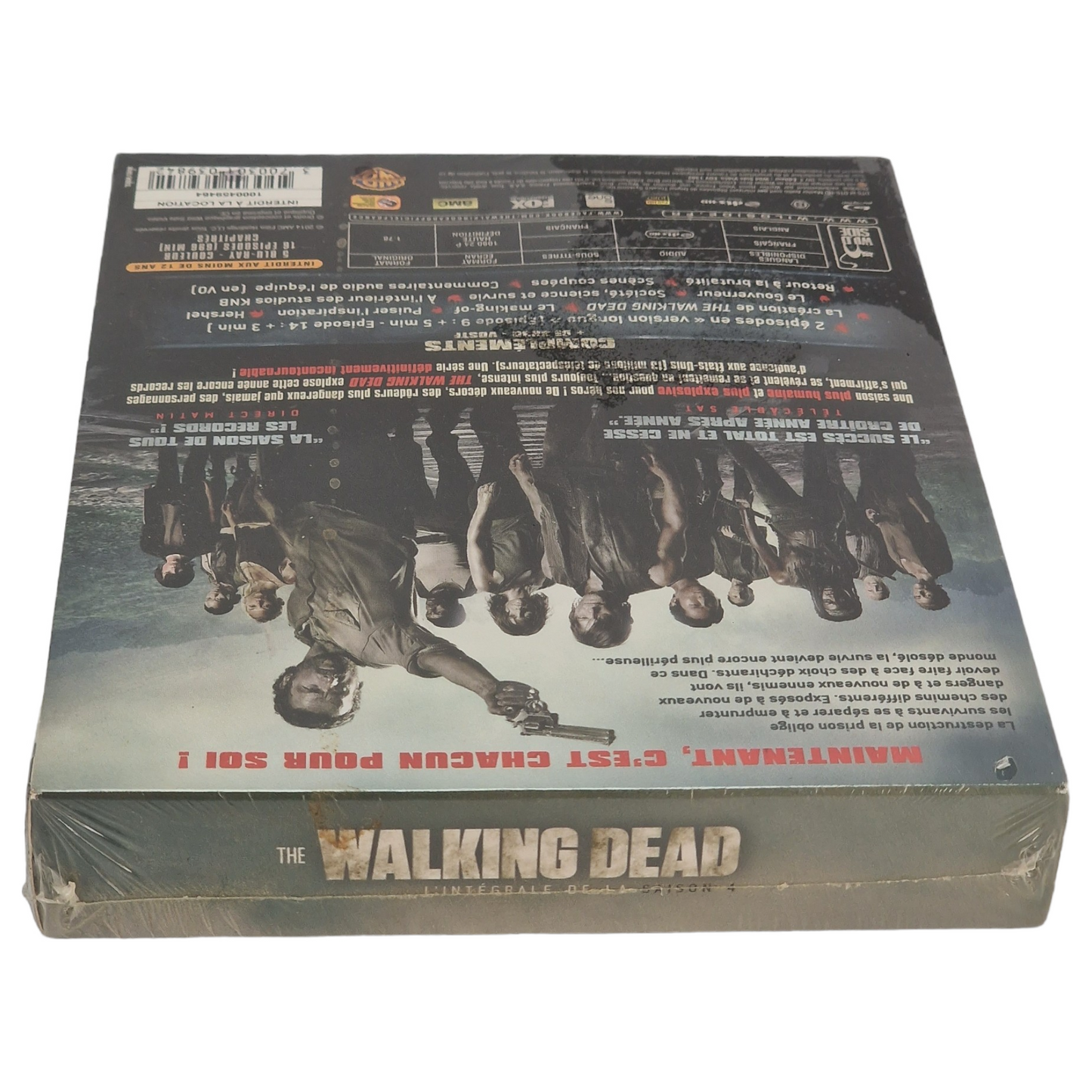 The Walking Dead :DigiPack / L'intégrale de la saison 4 Blu-ray France Region Free  2014