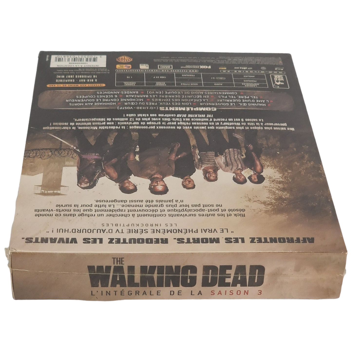 The Walking Dead :DigiPack / L'intégrale de la saison 3 Blu-ray France Region Free  2013