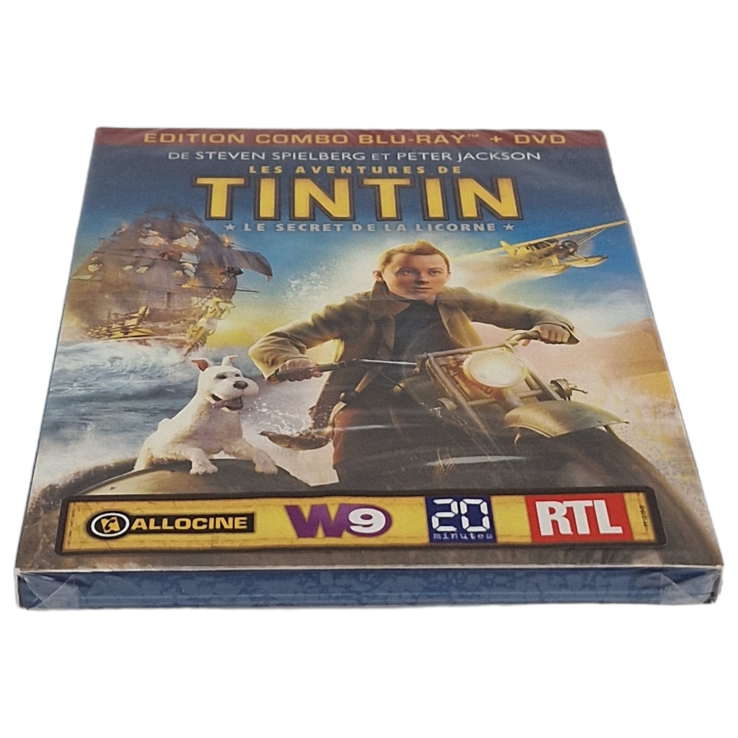 Les Aventures de Tintin: Le Secret de la Licorne / Blu-ray + DVD 2012 Region B  VF  Neuf