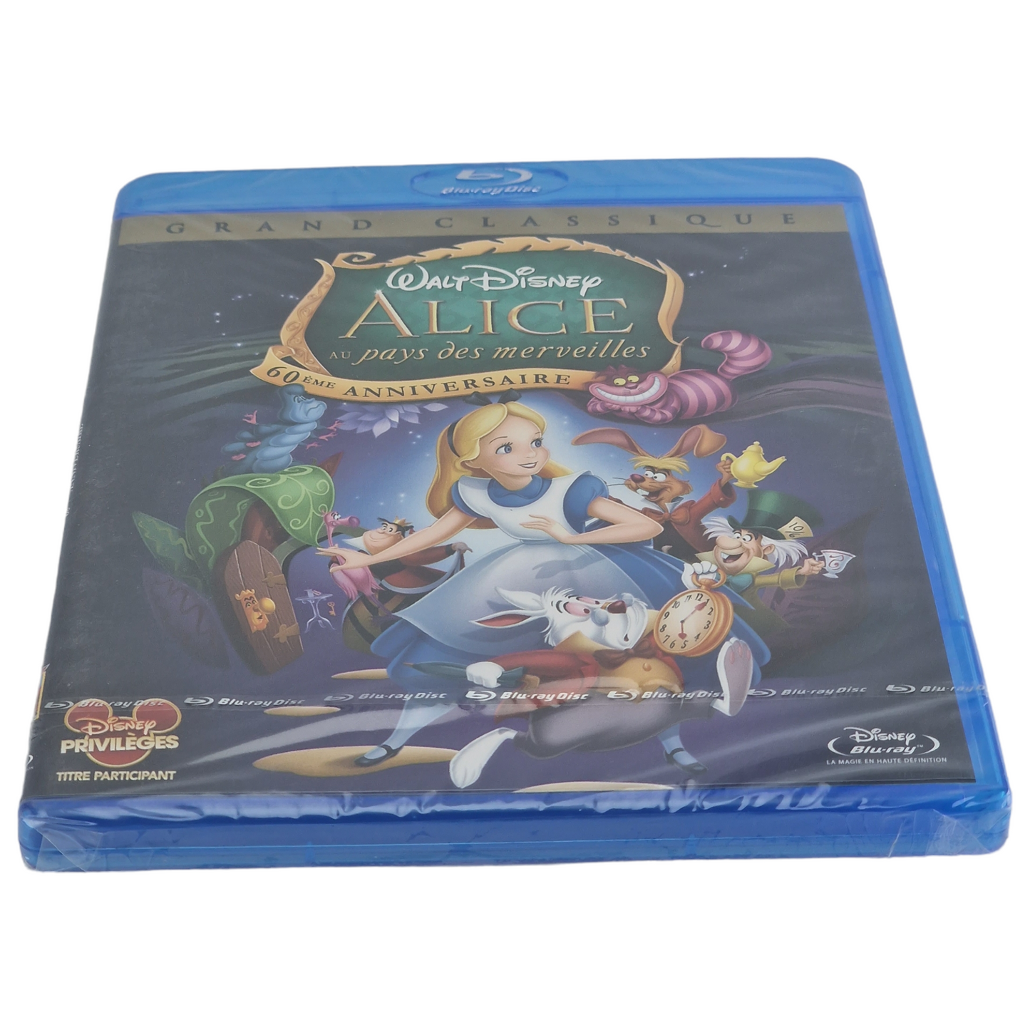 Alice au Pays des Merveilles Édition 60ème Anniversaire Blu-ray + DVD 2011 Region Free Neuf