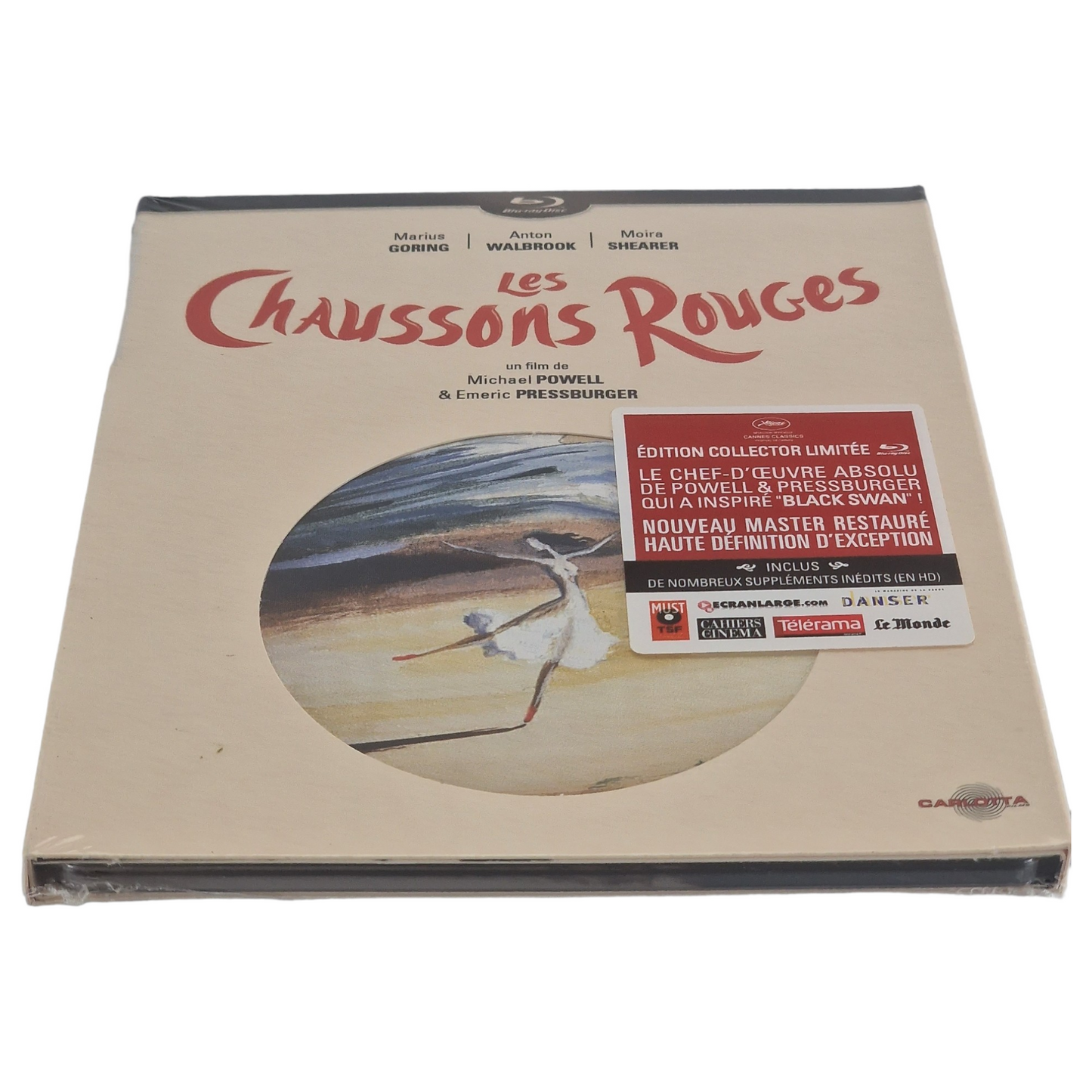 Les chaussons rouges  Blu-ray édition collector Limitée 2011 Region B  Fr Neuf