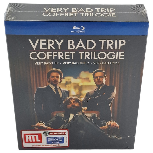 Very Bad Trip 1-3 The Hangover 1-2-3 Coffret  Blu-ray VF Region B 2013 Neuf