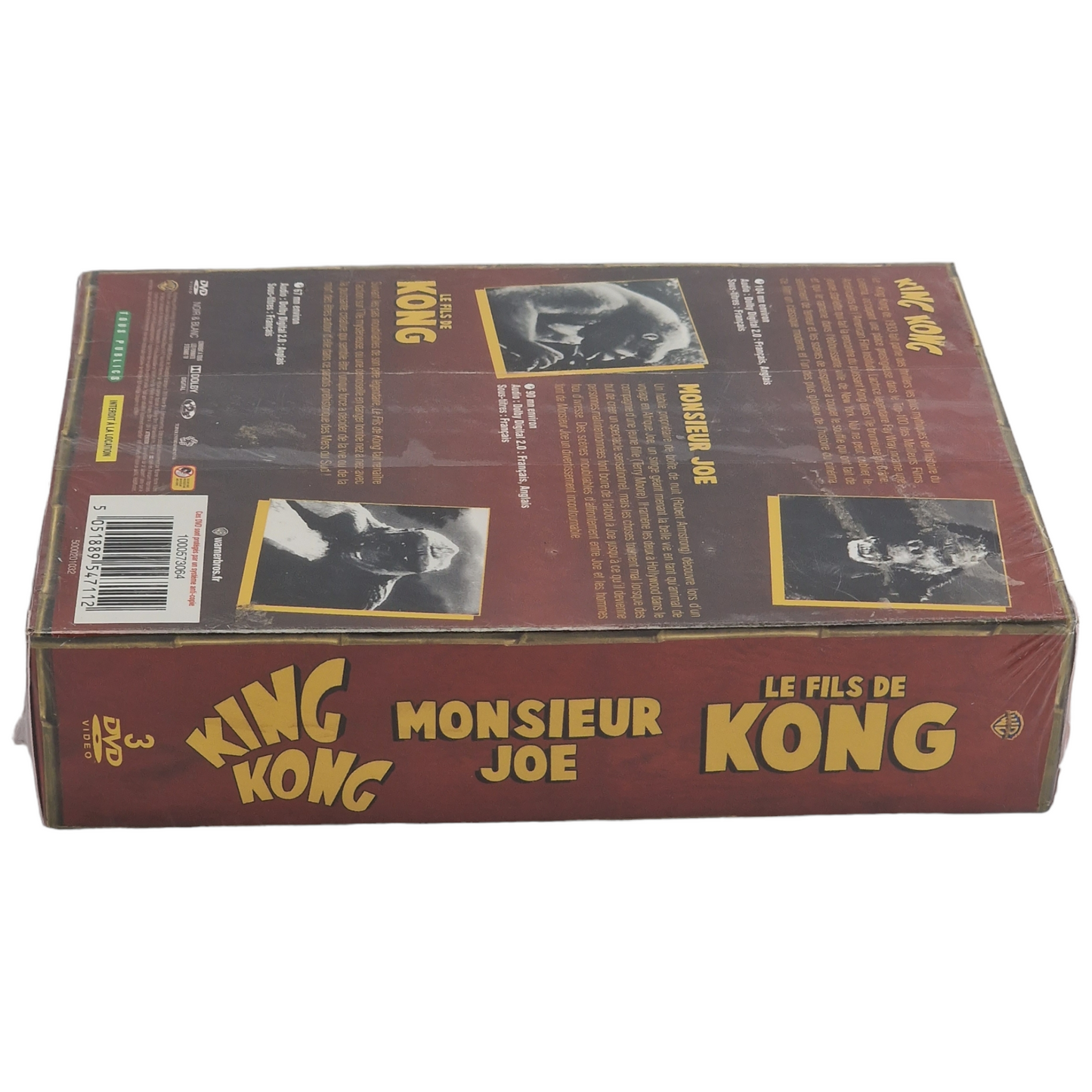 King Kong + Monsieur Joe + Le fils de Kong - Pack DVD  France Region B__2001