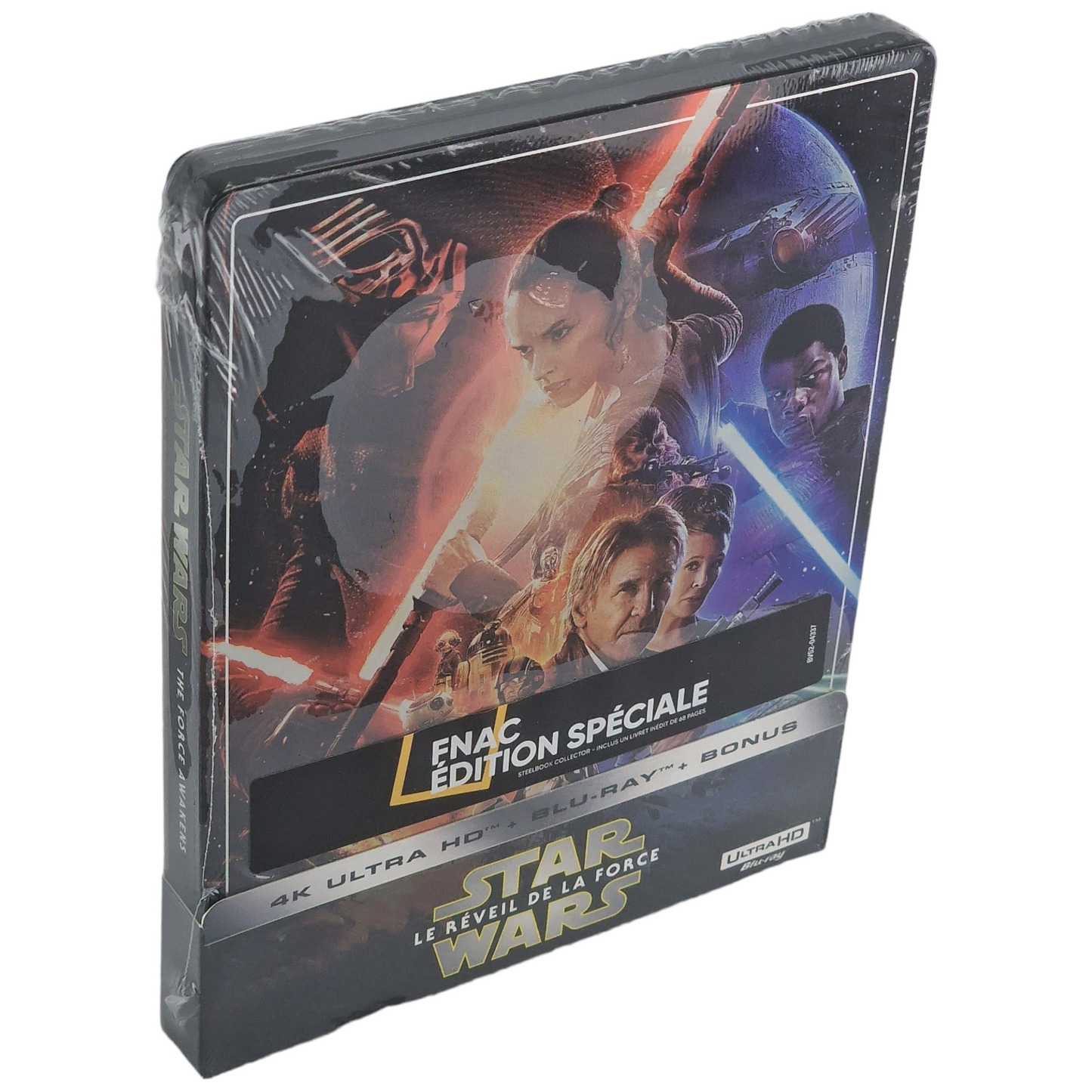 Star Wars: Force Awakens Steelbook 4K Ultra HD + Blu-ray France Zone Libre