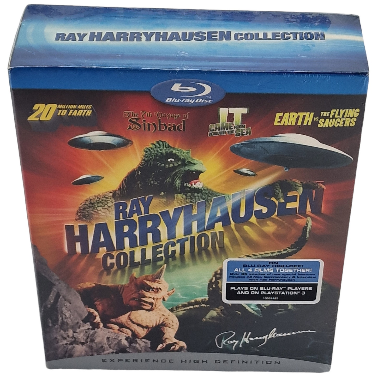 Ray Harryhausen Collection Blu-ray 4 Films US Region Free VO /STFR 2008 Neuf