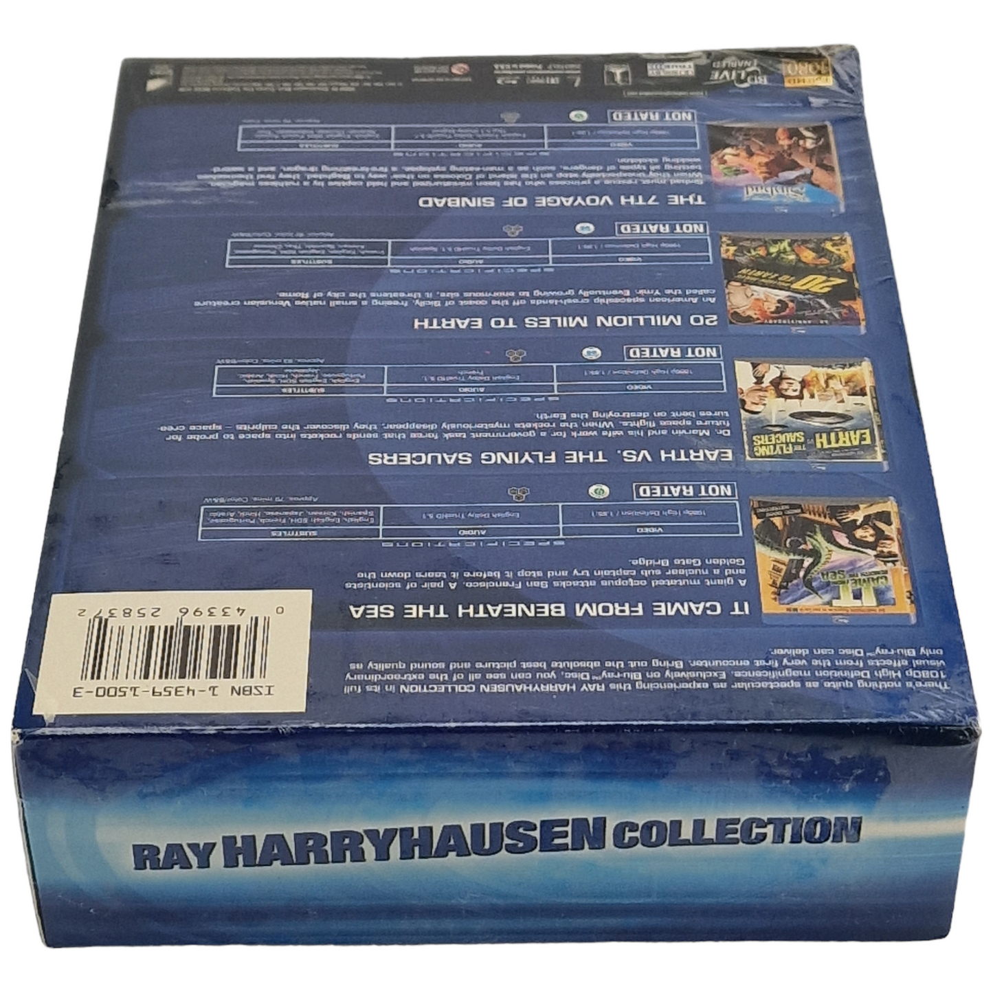 Ray Harryhausen Collection Blu-ray 4 Films US Region Free VO /STFR 2008 Neuf