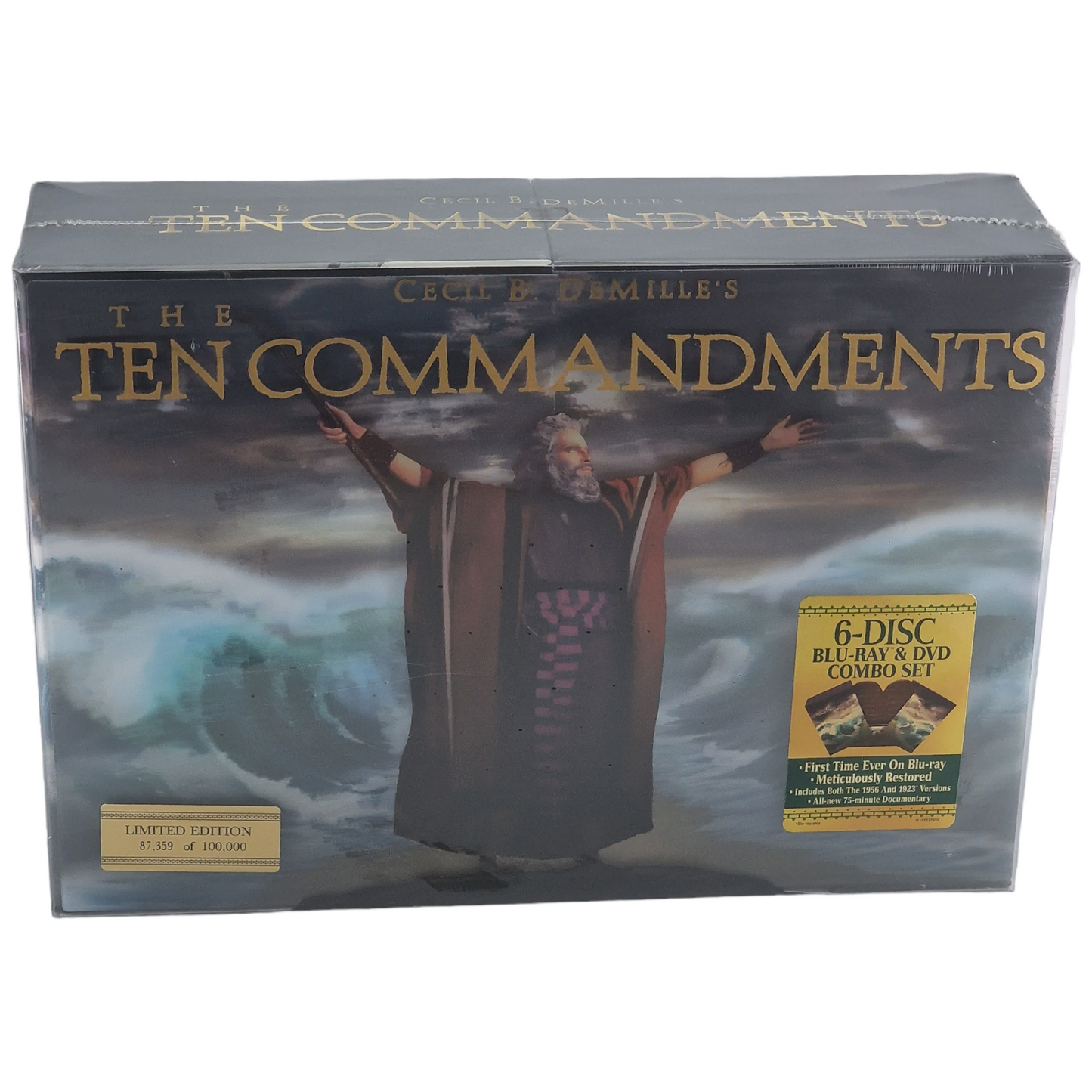 Les Dix Commandements Blu-ray Coffret cadeau / Blu-ray + DVD 2 Films Zone Free 2011 Neuf