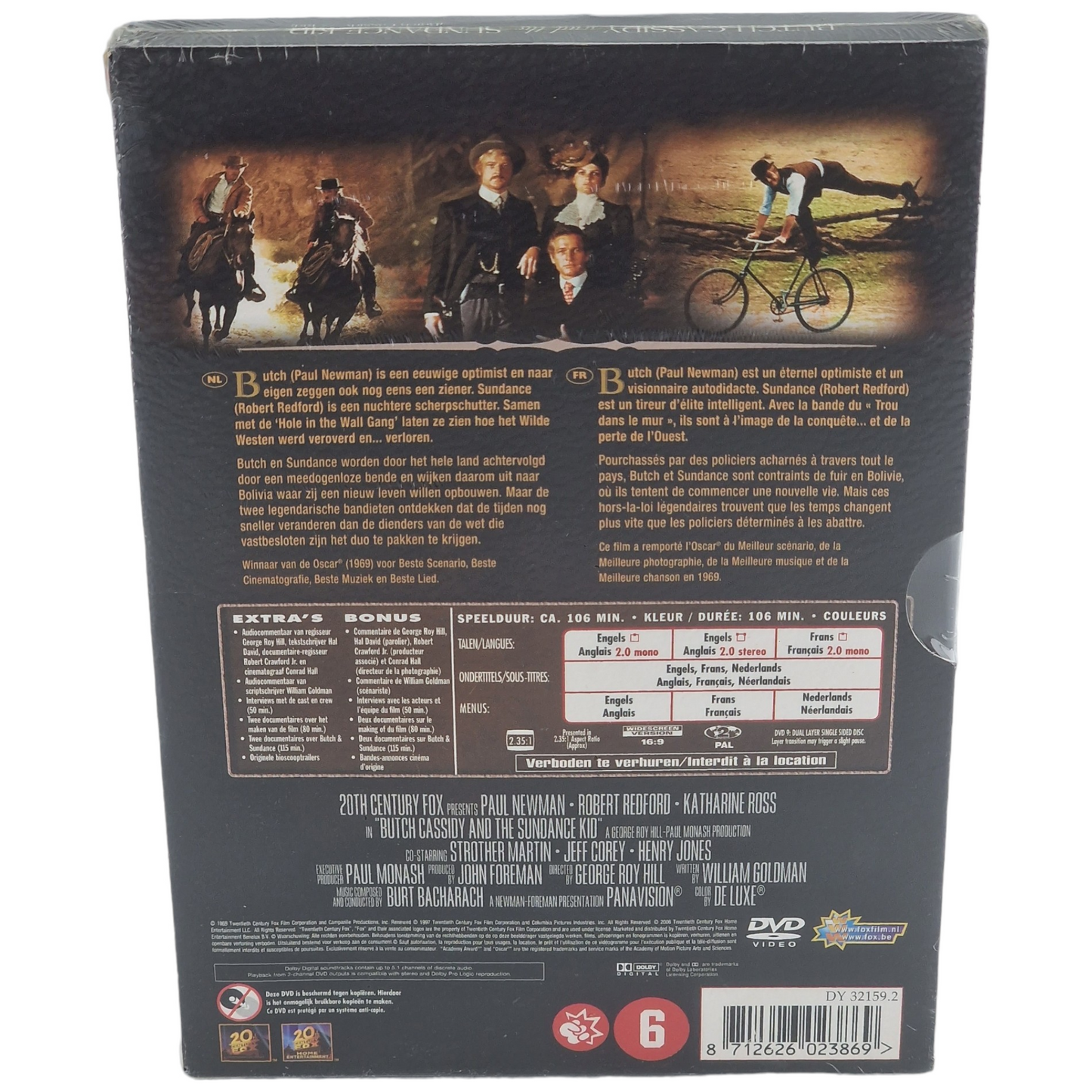 Butch Cassidy et Le Kid  DVD -édition Collector DigiPack France Region B  Neuf