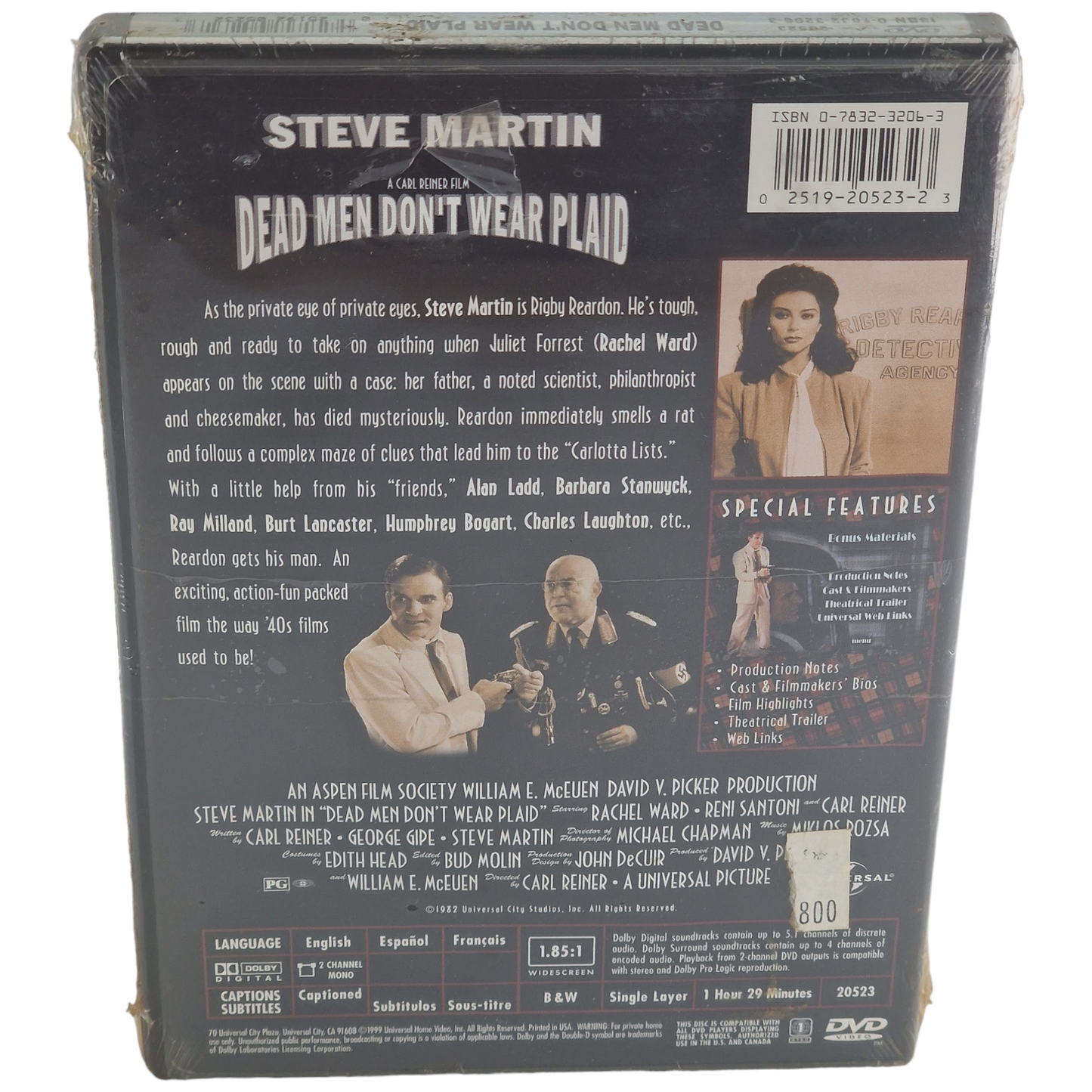 Les cadavres ne portent pas de costard DVD  VO/ STFR  ___ US Import  Steve Martin Région 1 __1999 Neuf