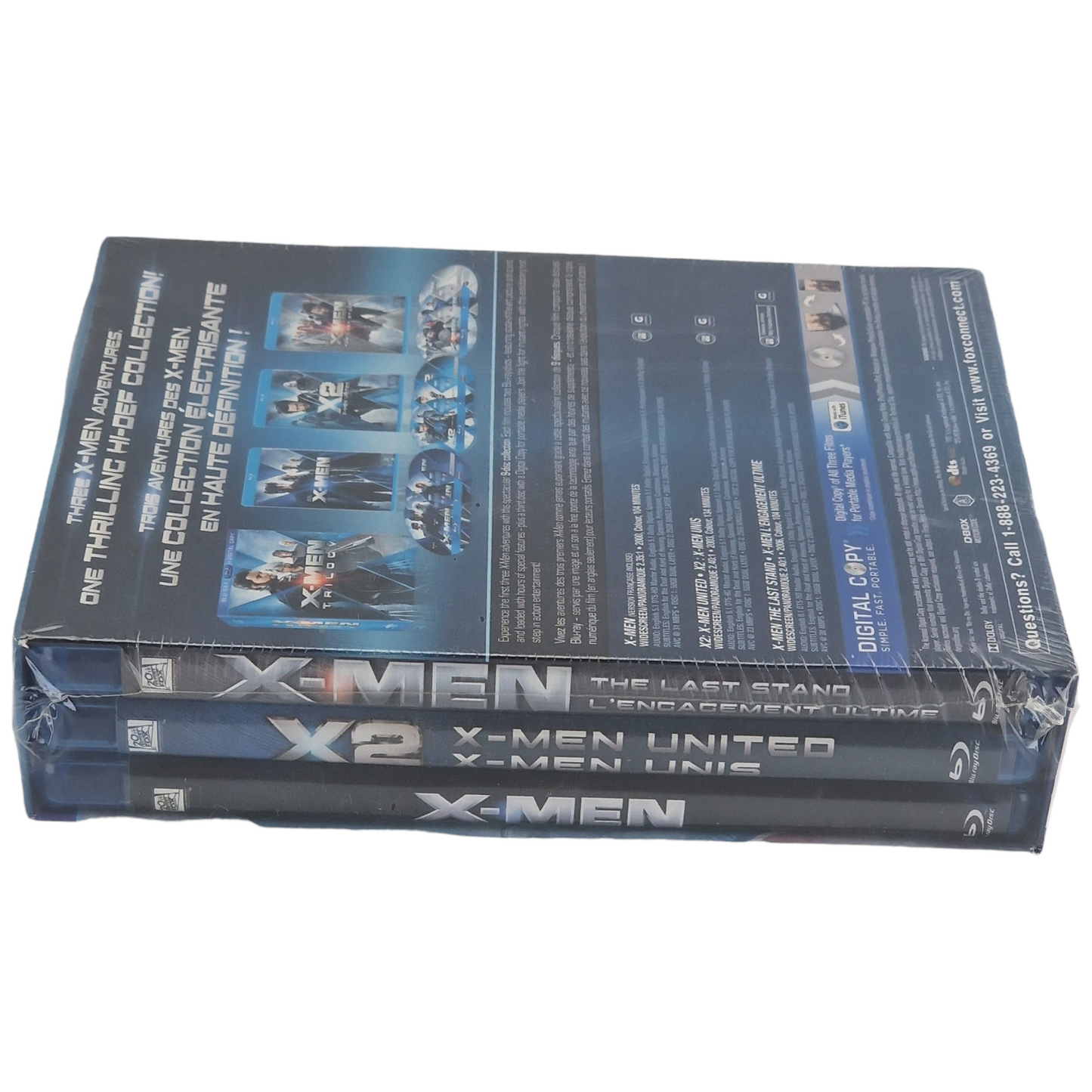 X-Men Trilogy 3 Films Blu-ray 2011 Region A  Fr  Neuf