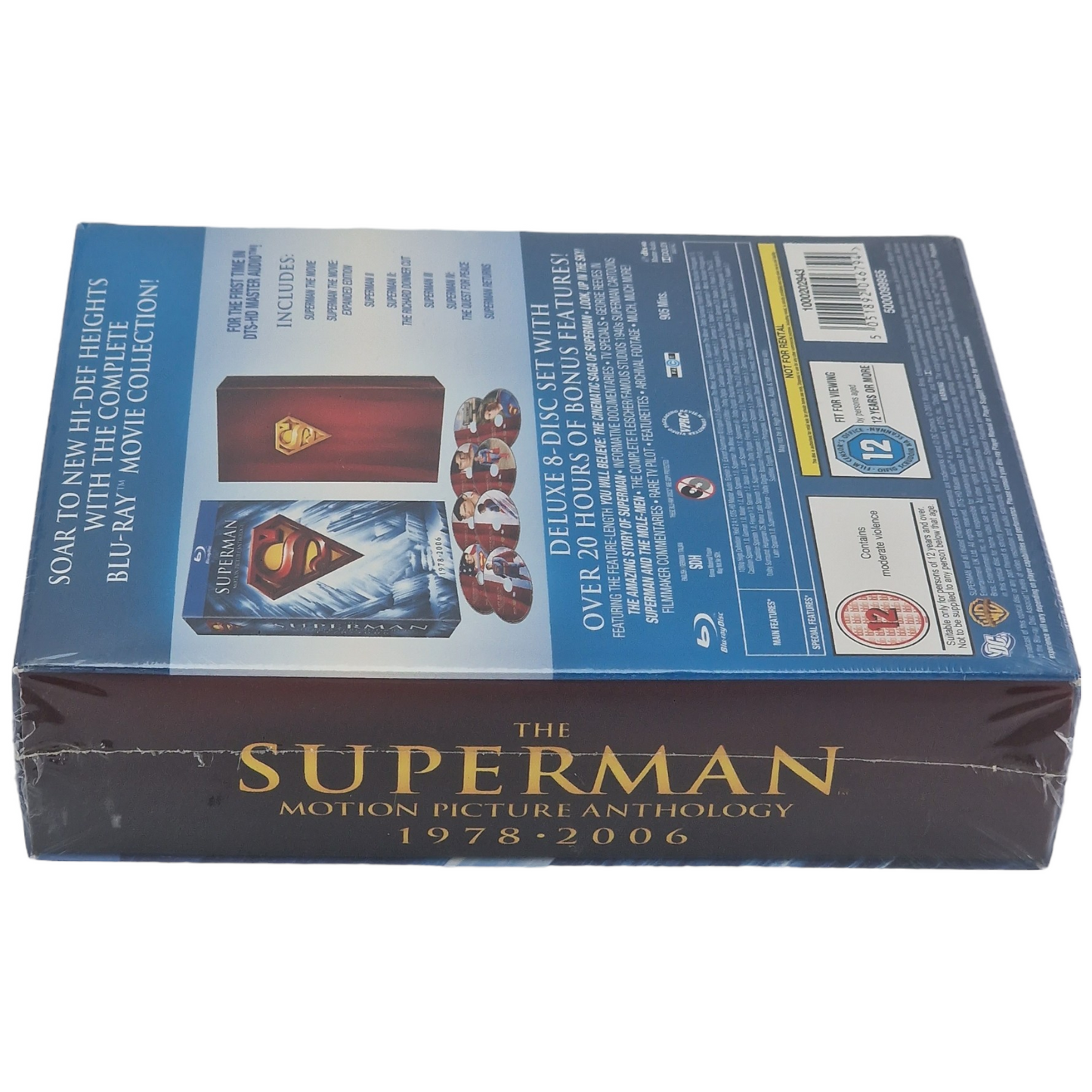 Superman L'anthologie des films de 5 Films DigiPack Blu-ray Region Free Neuf 2011 Neuf