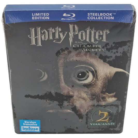 Harry Potter et la chambre des secrets Blu-ray Steelbook  Region A VF 2013 Neuf