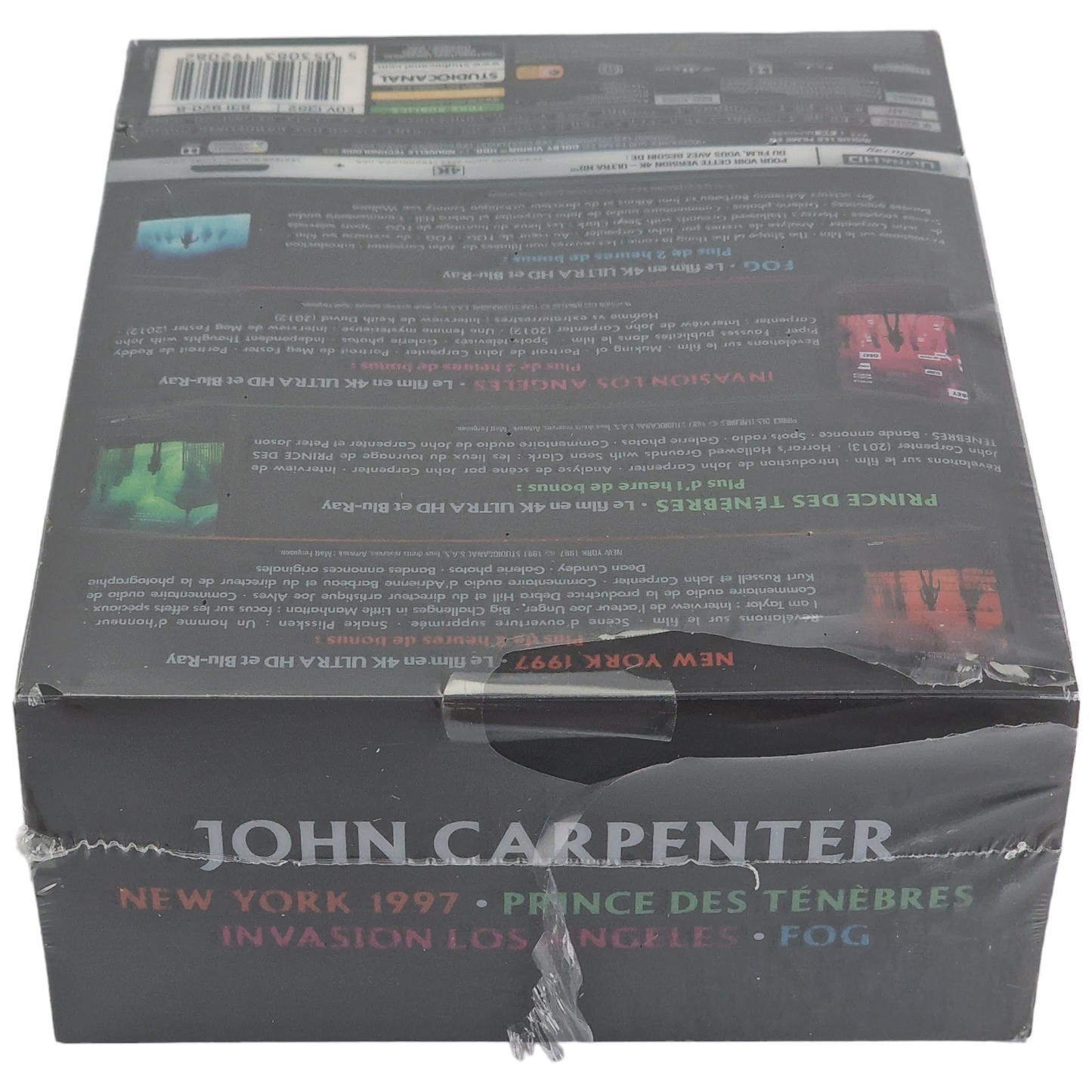 John Carpenter 4K Blu-ray SteelBook Coffret 4 Films Region B  Fnac  Neuf