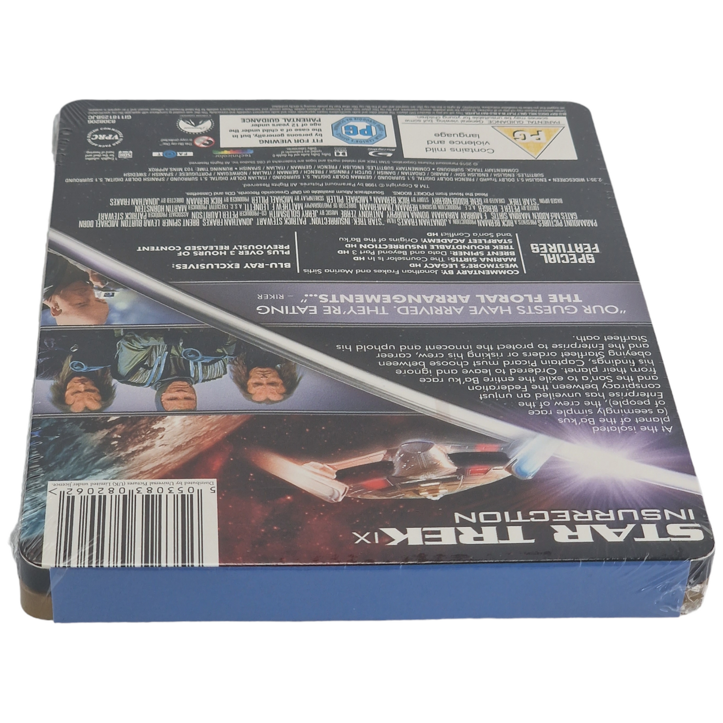 Star Trek IX : Insurrection Blu-ray SteelBook Édition limitée 2016 Region B___ VF