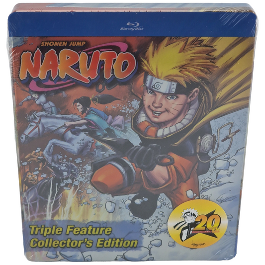 Naruto Triple Feature Collector's Edition 3 Films Blu-ray Steelbook Import Region A VO