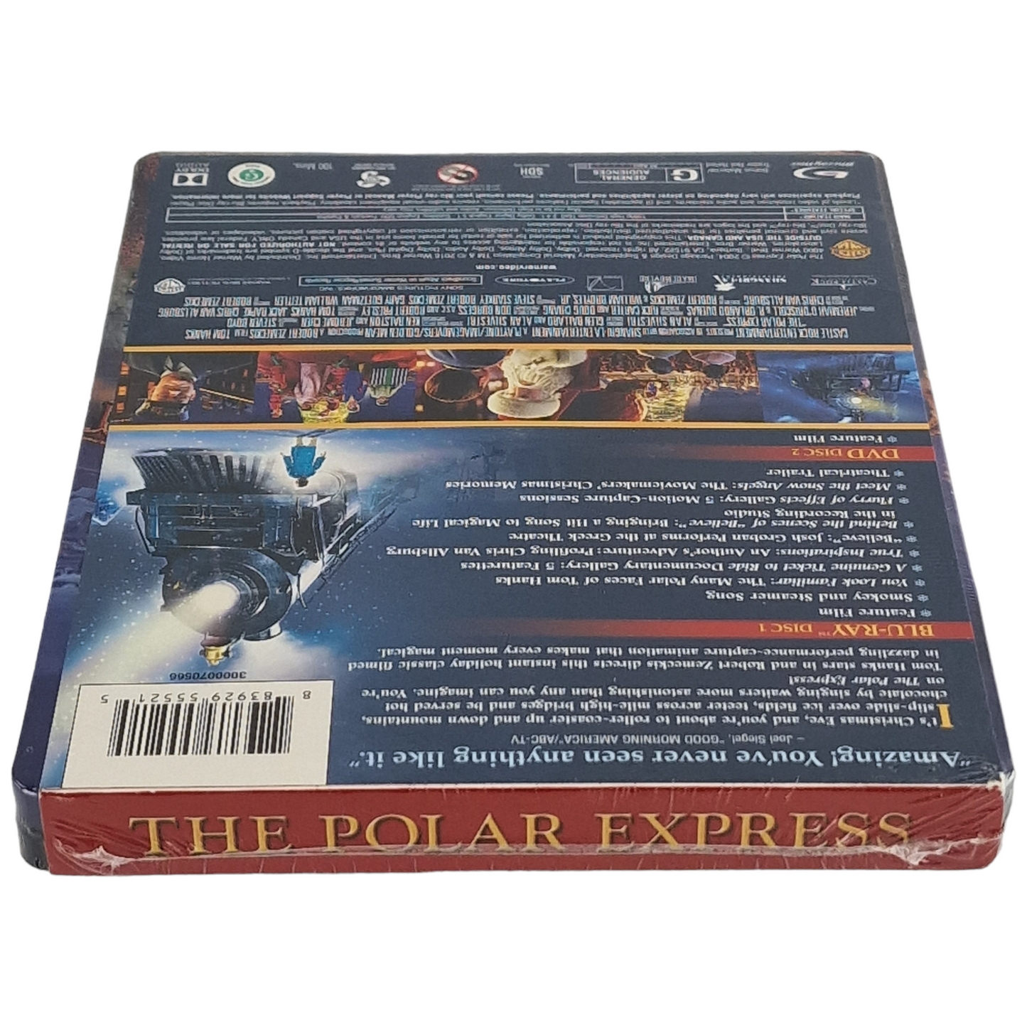 Le Polar Express Blu-ray Steelbook  Blu-ray + DVD Import 2016 Region A