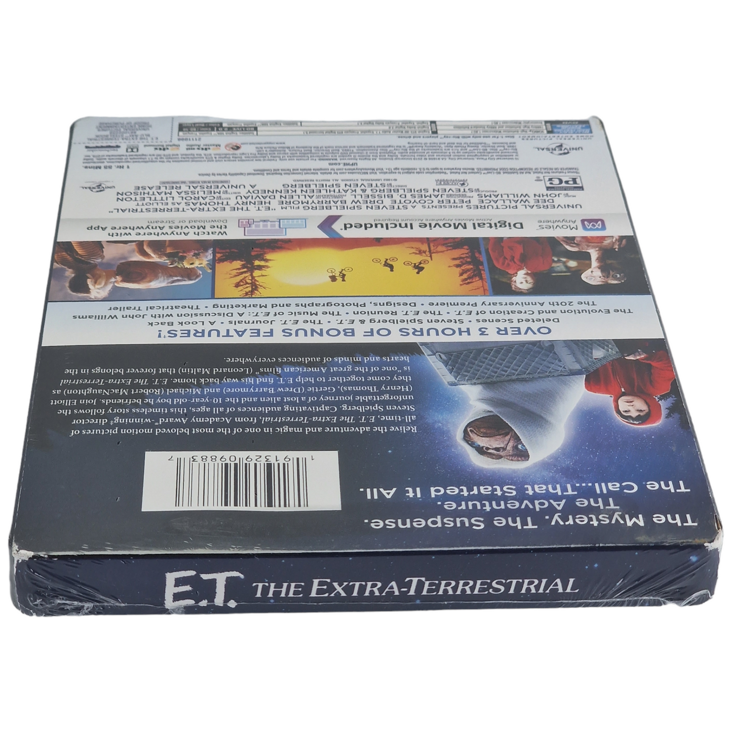 E.T. L'extra-terrestre Blu-ray SteelBook  Blu-ray + DVD + Digital HD 2019 VF Zone A