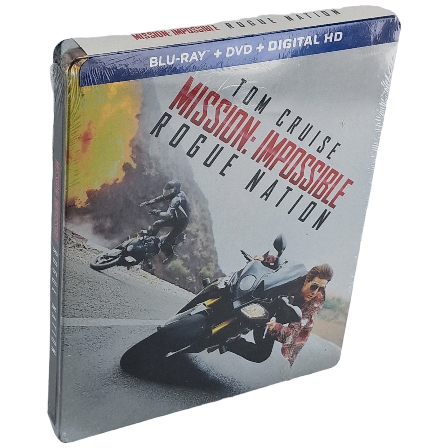 Mission: Impossible - Rogue Nation Blu-ray SteelBook DVD +  Blu-ray VF Zone A Neuf